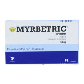 MYRBETRIC LP 50 MG 30 TAB