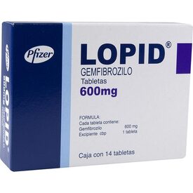 LOPID 600 MG BLIST 14 TAB