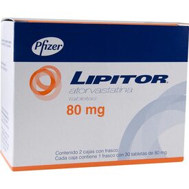 LIPITOR 80 MG 30 TAB 1+1