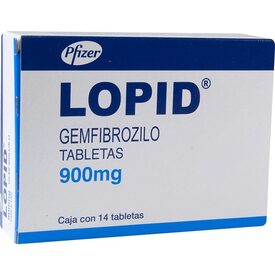 LOPID 900 MG 14 TAB