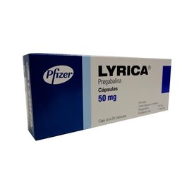 LYRICA 50 MG 28 CAPS