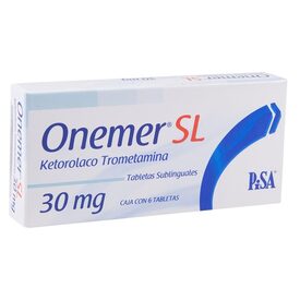 ONEMER-SL 30MG SUBLINGUALES 6 TAB