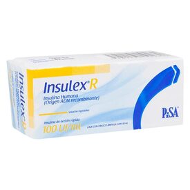 INSULEX-R 100 UI AMP 1X10 ML