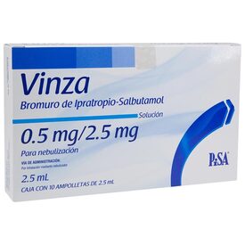 VINZA 0.5/2.5MG AMP 10X2.5 ML