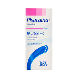 PISACAINA SOL. SPRAY 10% FCO. C/115 ML. Y ATOMIZADOR