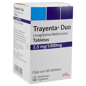 TRAYENTA DUO 2.5/1000 MG 60 TAB