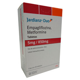 JARDIANZ DUO 5/850MG 30 TAB