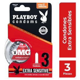PRESERV PLAYBOY EXT-SENS C/3