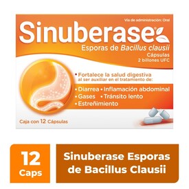 SINUBERASE 12 CAPS