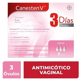 CANESTEN-V 3 DIAS 200MG 3 OV