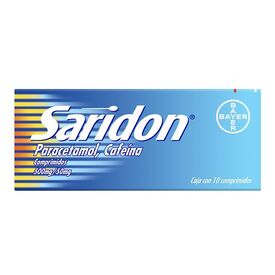 SARIDON 500/50 MG 10 CPR