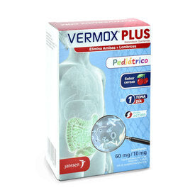 VERMOX-PLUS 60/10MG SUSP PED 10ML