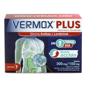 VERMOX-PLUS 300/150MG 2 TAB
