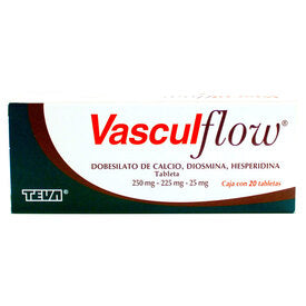 VASCUL-FLOW 250/225/25MG 20 TAB