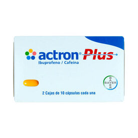 ACTRON PLUS 400/100MG 2CJA 10CAPS