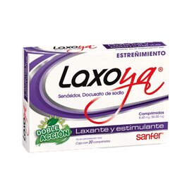 LAXOYA 8.60/50 MG 20 CPR