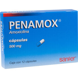 PENAMOX 500 MG 12 CAPS