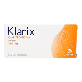 KLARIX TAB. 250 MG. CAJA C/10
