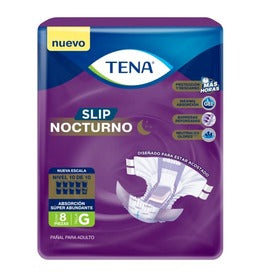 PANAL TENA SLIP NOCT GDE C/8