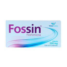 FOSSIN 500 MG 6 CAPS