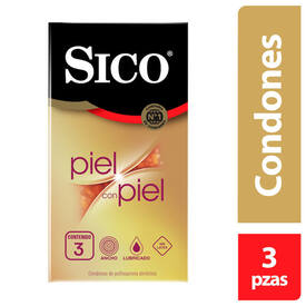 PRESERV SICO PIEL CON PIEL C/3
