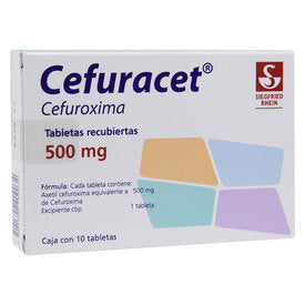 CEFURACET 500 MG 10 TAB