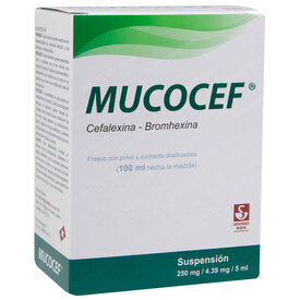 MUCOCEF 250 MG SUSP 100 ML