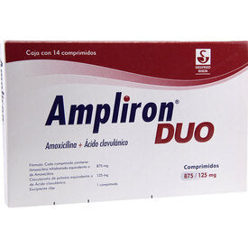 AMPLIRON DUO 875/125MG 14 CPR