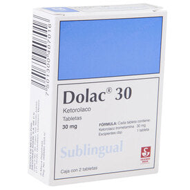 DOLAC 30 MG SUBLINGUAL 2 TAB