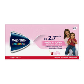MEJORALITO PED 80MG 30 TAB