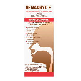 BENADRYL E-REV 0.28/2 G JBE 150 ML