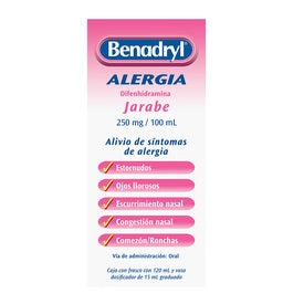 BENADRYL 0.25 G JBE 120 ML