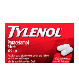 TYLENOL 500 MG FCO 40 TAB