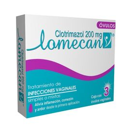LOMECAN V 200 MG OVULO VAG 3