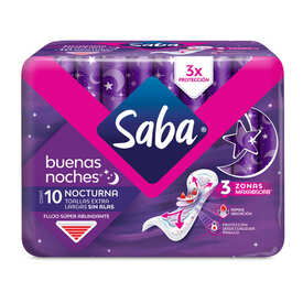 TAS SANIT SABA B-NOCHES S/ALA C/10