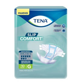 PANAL TENA SLIP COMFORT GDE C/10