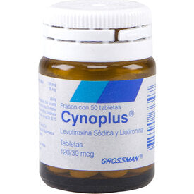 CYNOPLUS TAB. 30/120 MCG CAJA FCO C/50 TAB