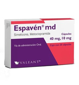 ESPAVEN MD (DIMETICONA/METOCLOPRAMIDA) 40 MG/10 MG C/20 CAP