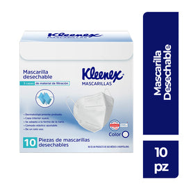 MASCARILLA KLEENEX DES 3CAP 10 PZA