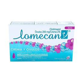 LOMECAN C/3 OVUL/TB 20GR Y APLIC