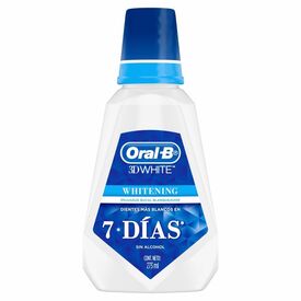ENJ BUC ORAL-B 3D WHITE 237ML