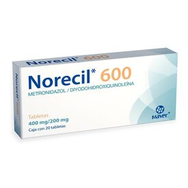 NORECIL 600 TAB. 400/200 MG. CAJA C/20