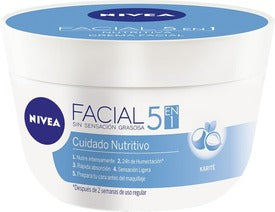 CRA NIVEA FAC 5EN1 CUID NUT 375ML