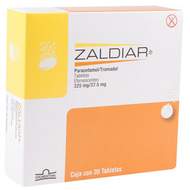 ZALDIAR 325/37.5 MG 20 TAB EFER