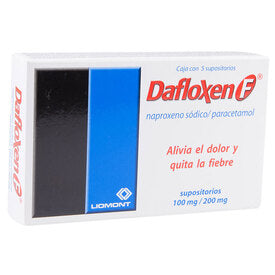 DAFLOXEN-F 100/200 MG SUPS 5