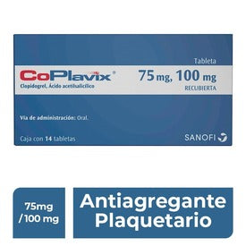 COPLAVIX 75/100 MG 14 TAB
