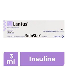 LANTUS SOLOSTAR 100UI 1X3 ML
