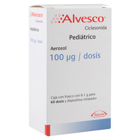 ALVESCO 100MG SOL AER DOSIS60 +INHA