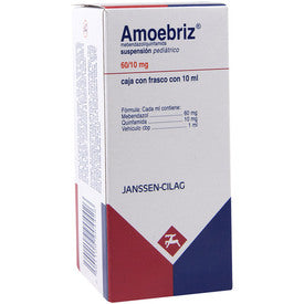 AMOEBRIZ 60/10MG SUSP PED CRZA 10ML