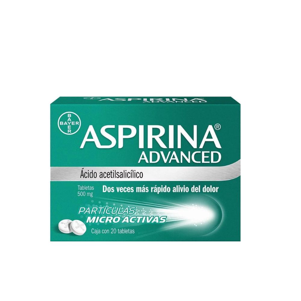 ASPIRINA ADVANCE 500 MG 20 TAB